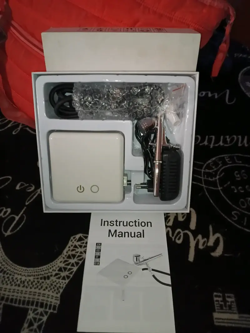 Kit de aerógrafo portátil con compresor - 2