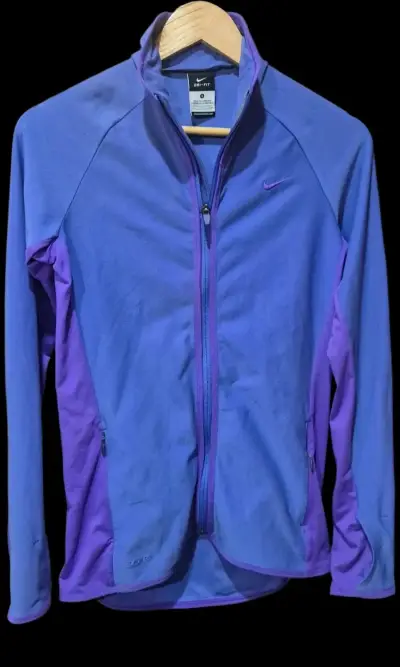 Chaqueta deportiva Nike azul y morado - miniatura 3