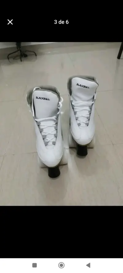 Patines de cuatro ruedas blancos Blackbull - miniatura 2