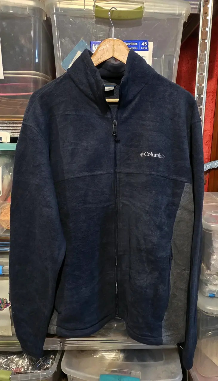 Chaqueta polar Columbia azul marino para hombre - 1