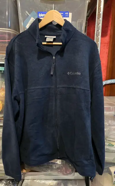 Chaqueta polar Columbia azul marino para hombre - miniatura 2