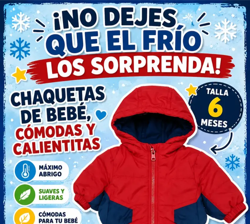 Chaqueta de bebé 6 meses