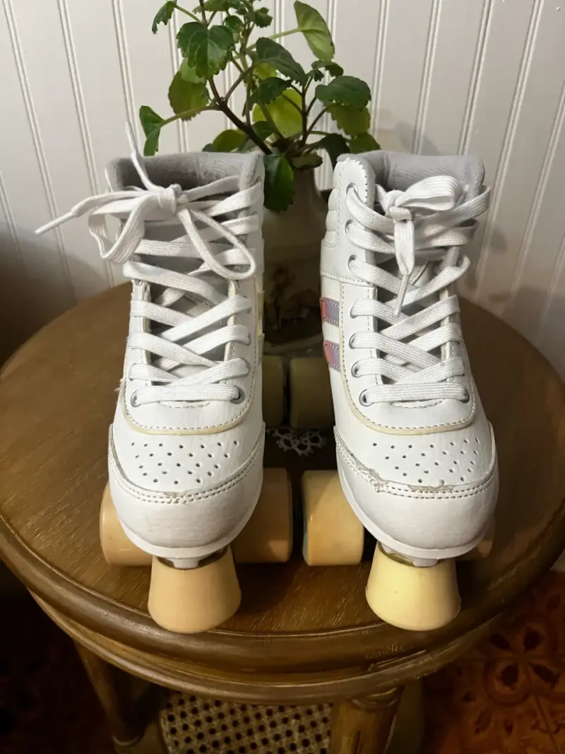 Patines de Cuatro Ruedas Blancos para Adulto - 2