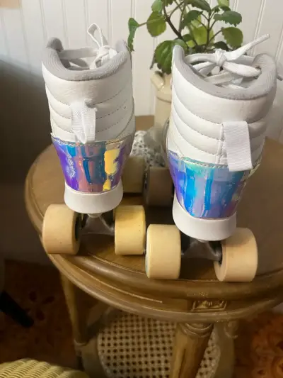 Patines de Cuatro Ruedas Blancos para Adulto - miniatura 4