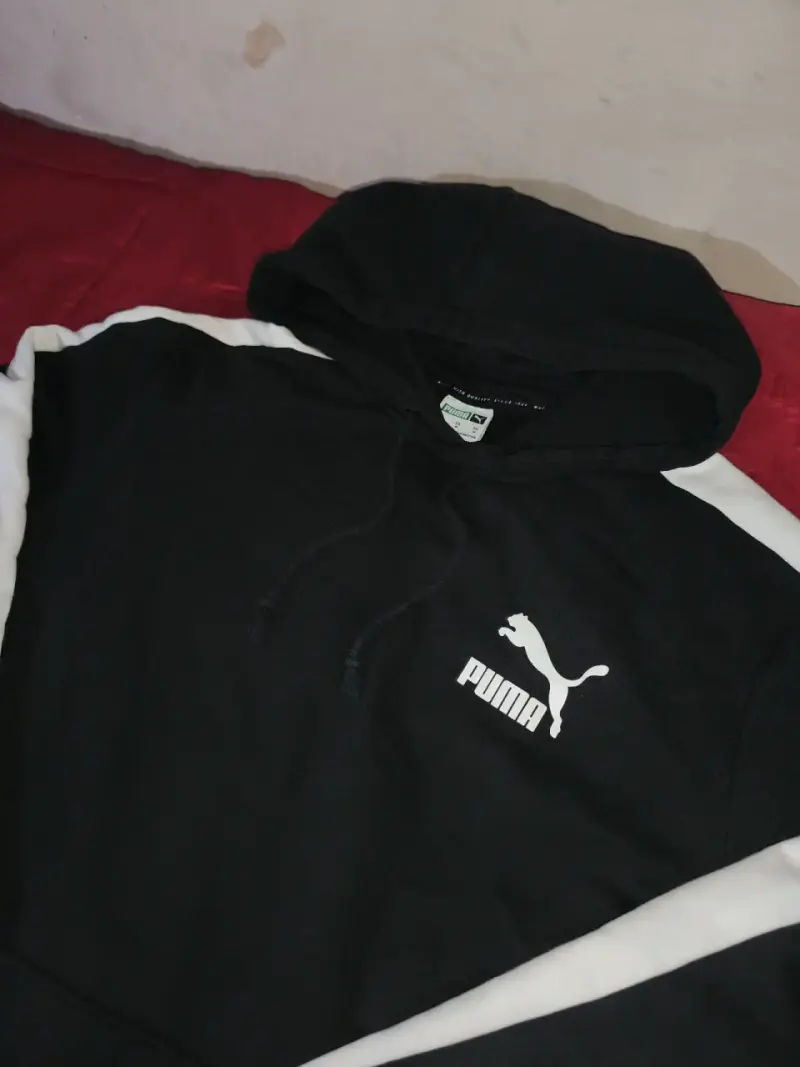 Polerón con capucha negro Puma para hombre - 2