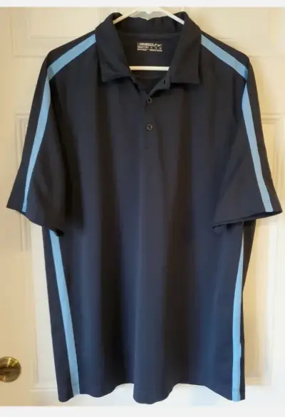 Polera Nike Golf Fit Dry Azul Marino - miniatura 1