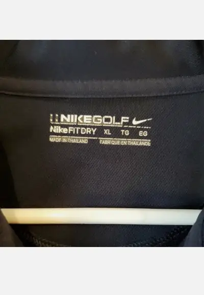 Polera Nike Golf Fit Dry Azul Marino - miniatura 4