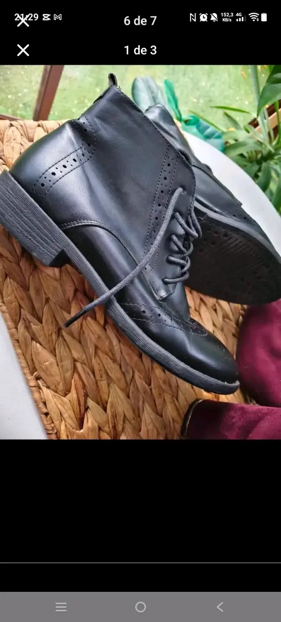 Botines negros distintas tallas algunos cuero - 2