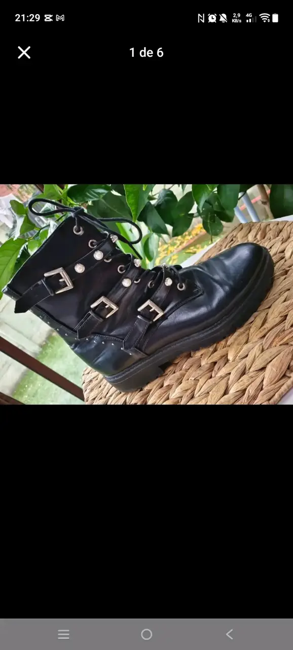 Botines negros distintas tallas algunos cuero - 3