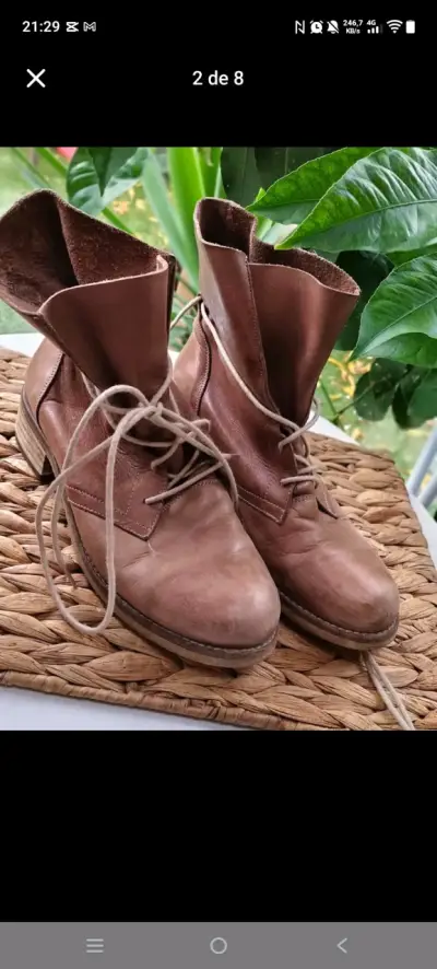 Botines negros distintas tallas algunos cuero - miniatura 5