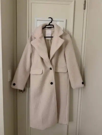 Abrigo de lana beige Amantani Pedro L - miniatura 1