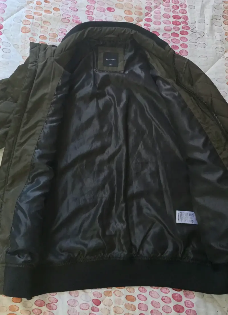 Chaqueta acolchada verde Basement para hombre - 3