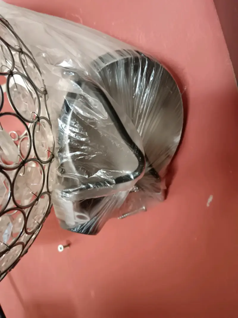 Lámpara de Techo Esférica con Cristales Decorativos - 2