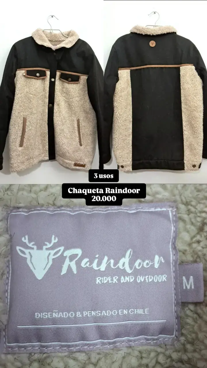 Chaqueta Raindoor de lana y algodón