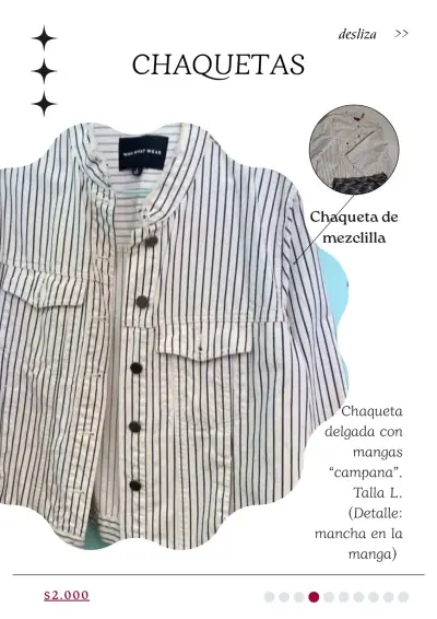 CHAQUETAS: Leñadora  Oversize a cuadrillé - miniatura 4