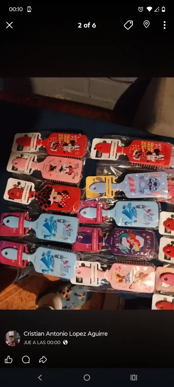 Cepillos de pelo infantiles Disney y Hello Kitty - 5
