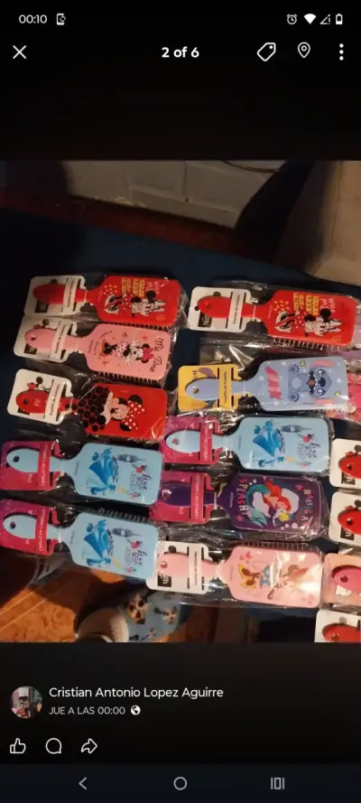 Cepillos de cabello Disney y Hello Kitty - miniatura 6