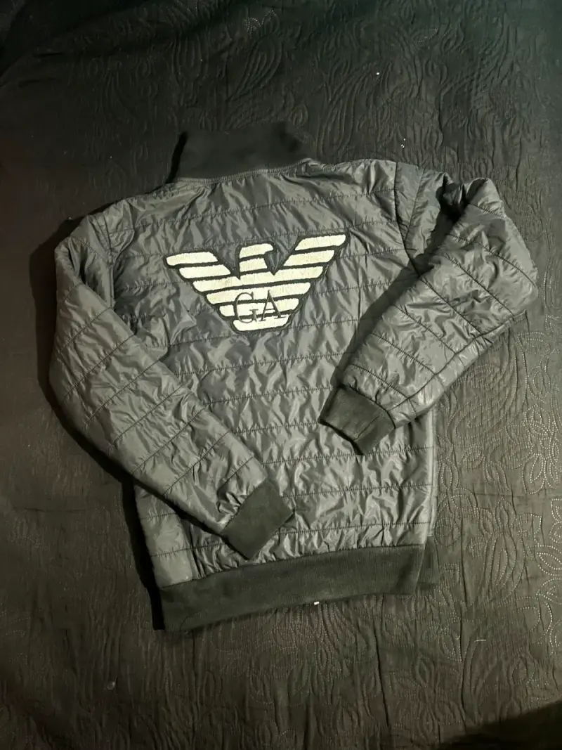 Chaqueta acolchada gris EA7 Emporio Armani - 2