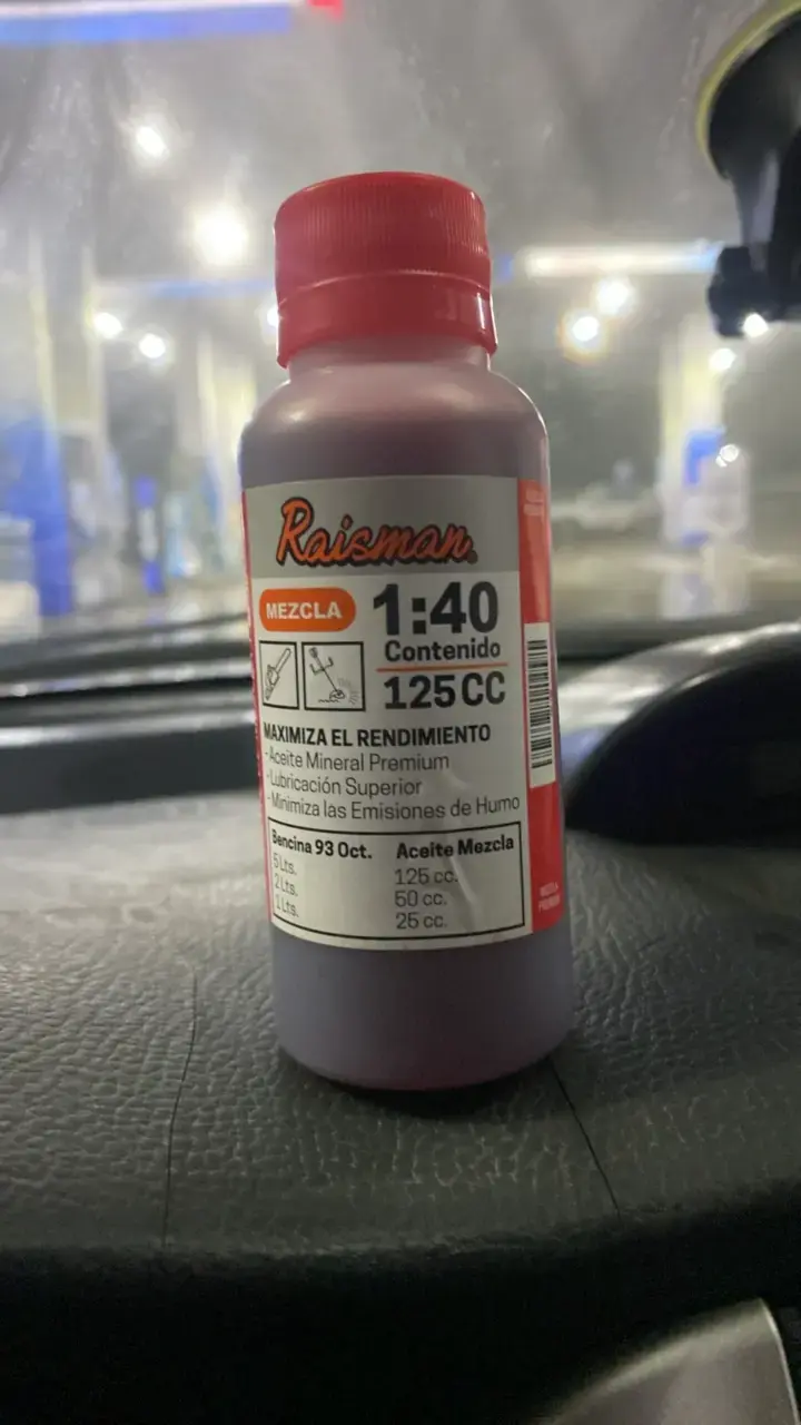 Aceite Mezcla Raisman 125cc para Motores 2T - 1