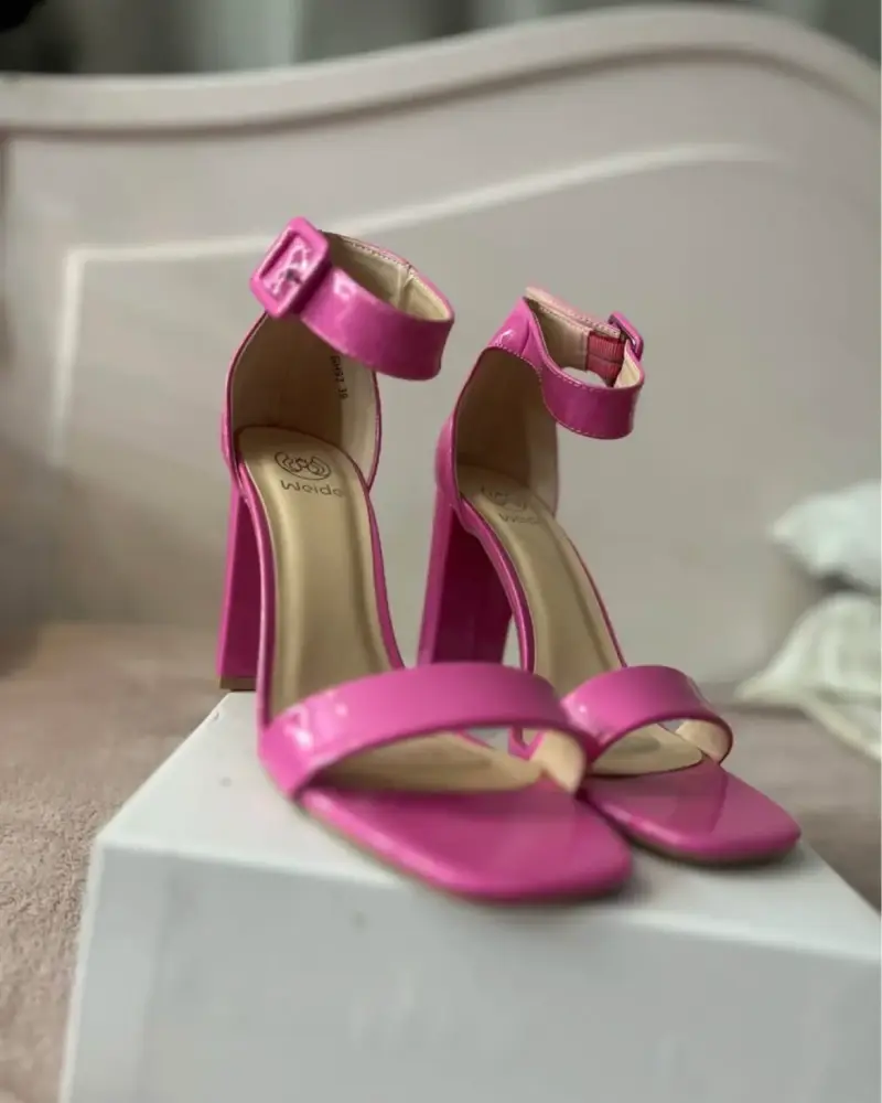 Tacos altos 10 cm fucsia Weide talla 39 - 4