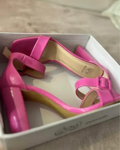Tacos altos 10 cm fucsia Weide talla 39 - miniatura 5