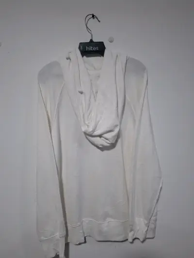 Polerón blanco Levi's con capucha - miniatura 2