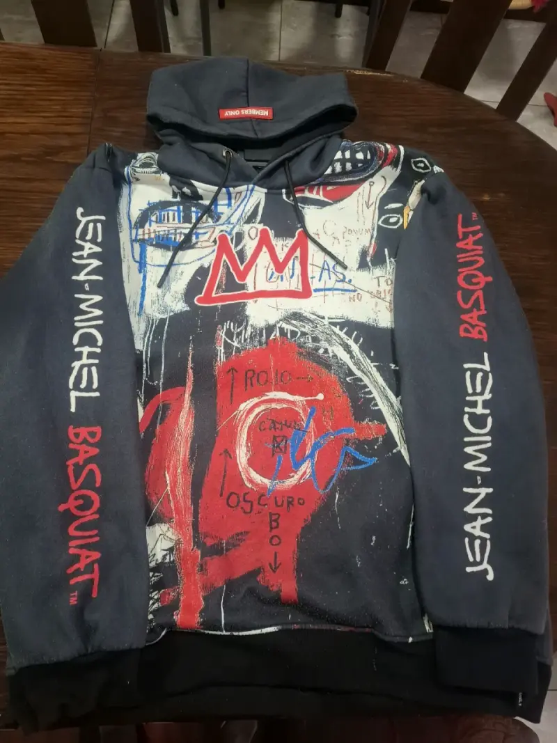 Polerón Jean-Michel Basquiat diseño artístico - 3