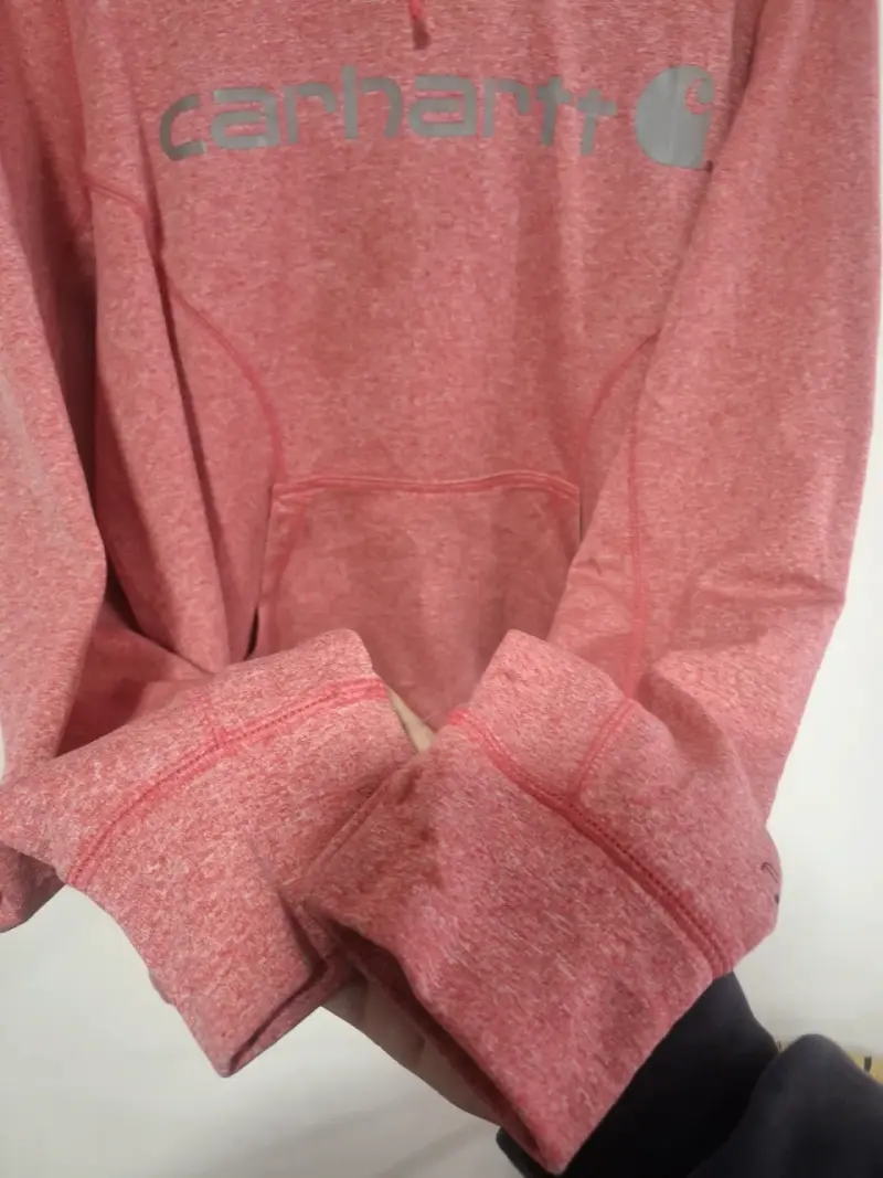 Polerón con capucha Carhartt rojo para hombre - 3