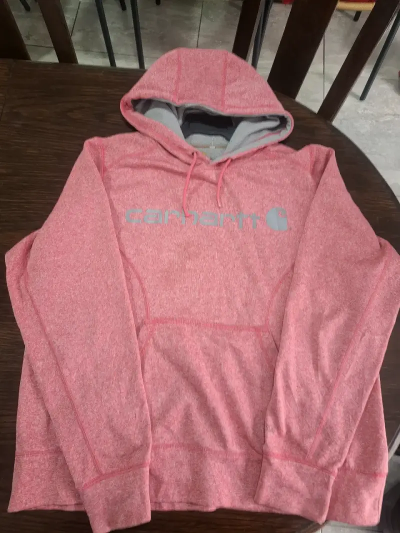 Polerón con capucha Carhartt rojo para hombre - 4