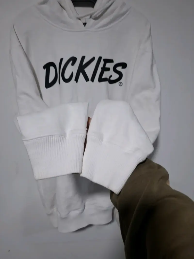 Polerón con capucha blanco Dickies para hombre - 4