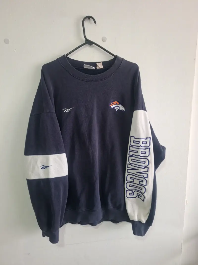 Polerón Reebok Broncos azul marino - 1