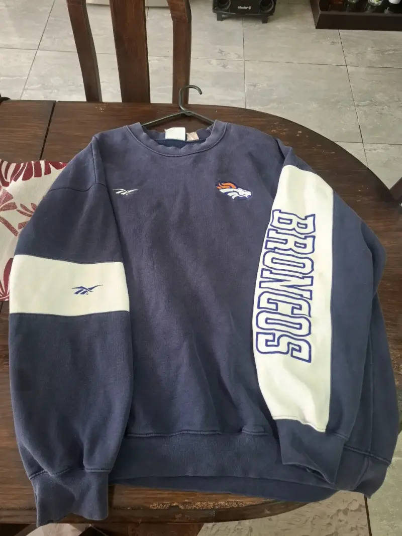 Polerón Reebok Broncos azul marino - 6