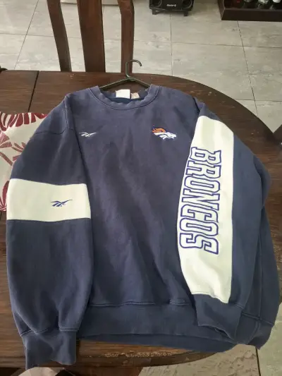 Polerón Reebok Broncos azul marino - miniatura 6