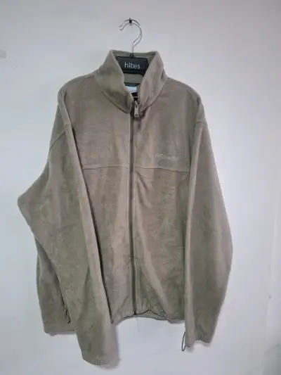Chaqueta de polar Columbia beige para hombre - miniatura 1