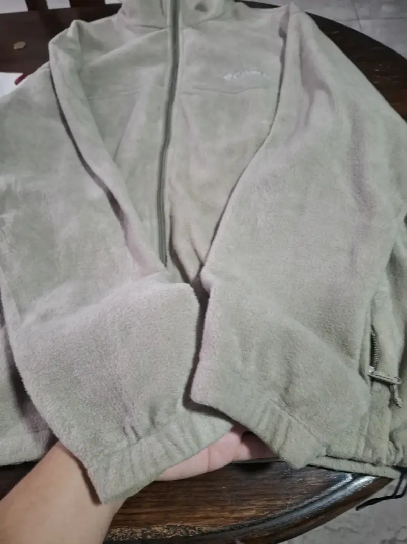 Chaqueta de polar Columbia beige para hombre - 5
