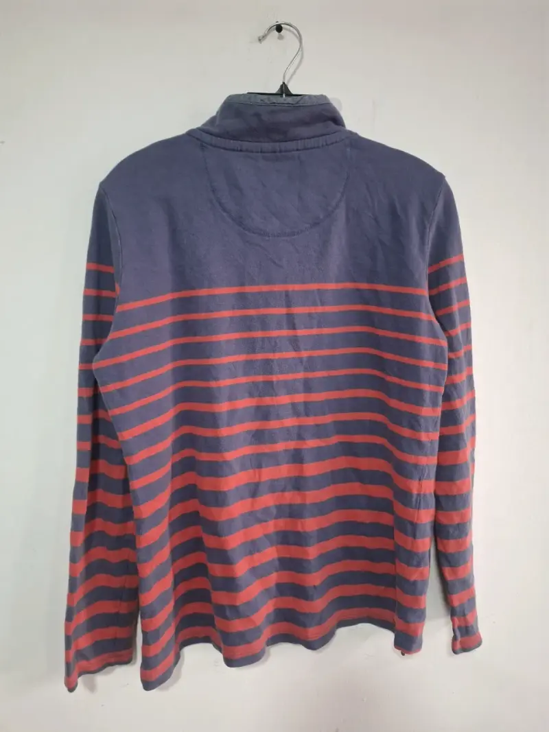 Polerón a rayas L.L.Bean azul y rojo - 2