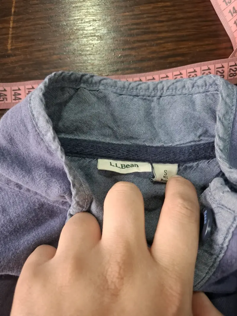 Polerón a rayas L.L.Bean azul y rojo - 6