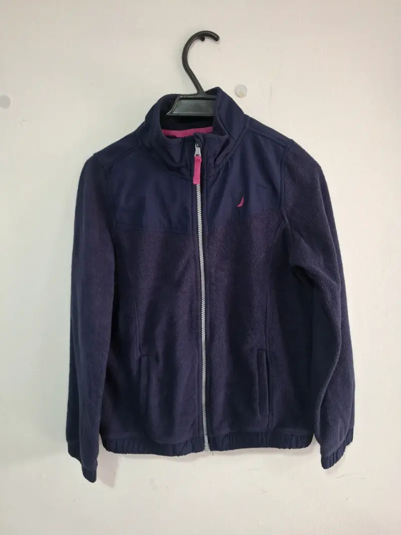 Chaqueta polar azul marino para niña Nautica - 1