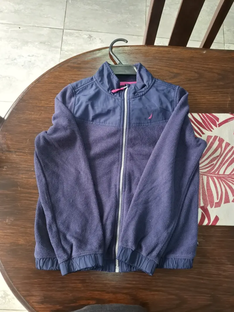 Chaqueta polar azul marino para niña Nautica - 3