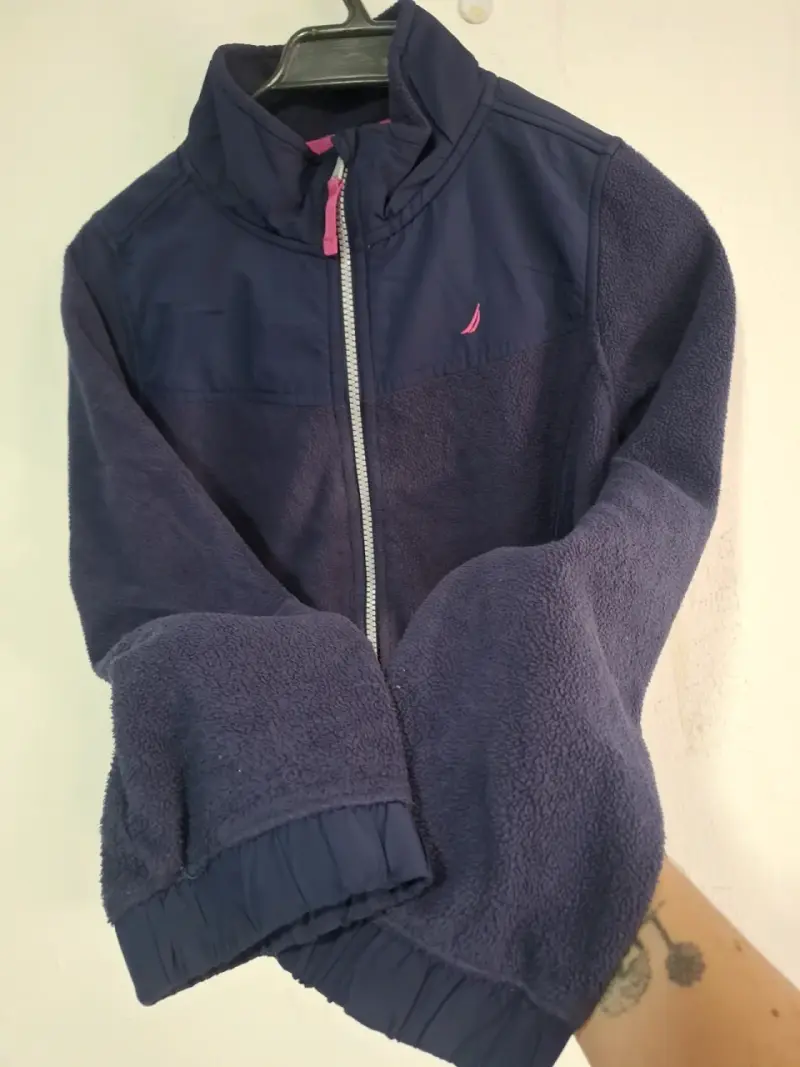 Chaqueta polar azul marino para niña Nautica - 4