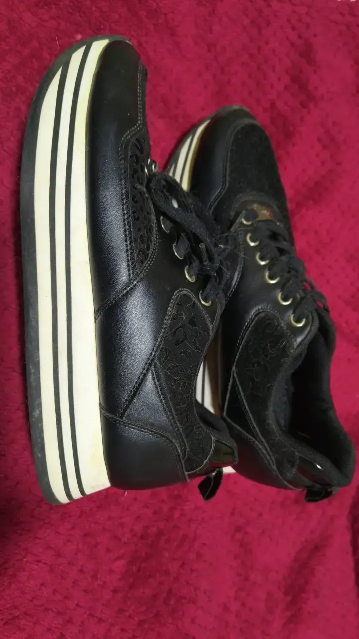 Zapatillas negras de plataforma talla 40 - 2