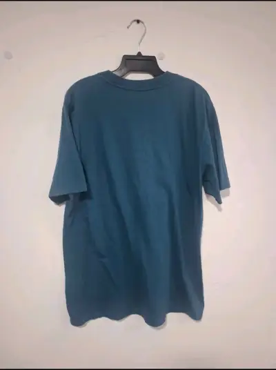 Polera azul Carhartt con logo naranja - miniatura 3