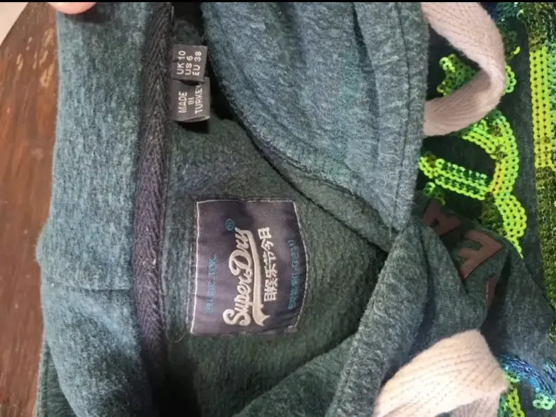 Polerón con capucha Superdry verde para hombre - 3