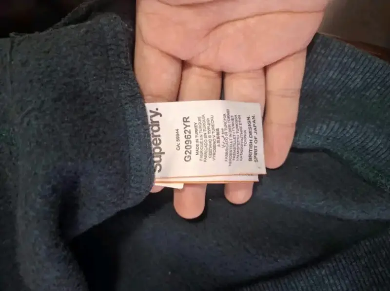 Polerón con capucha Superdry verde para hombre - 6