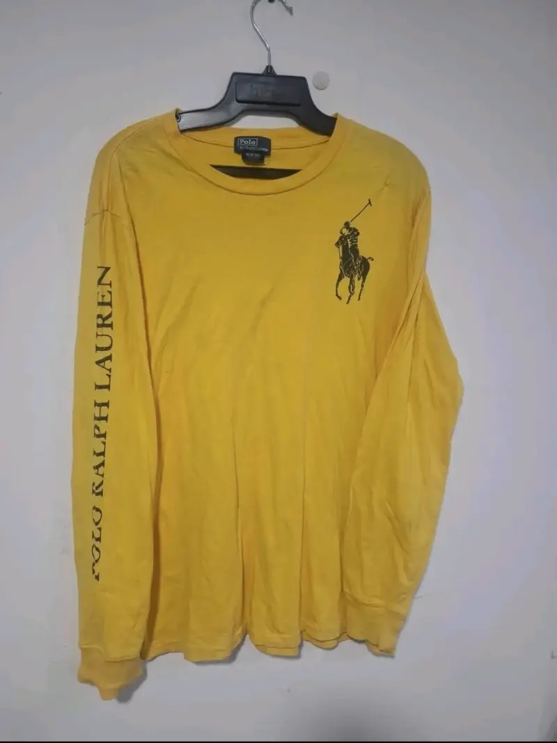 Polera amarilla Polo Ralph Lauren manga larga
