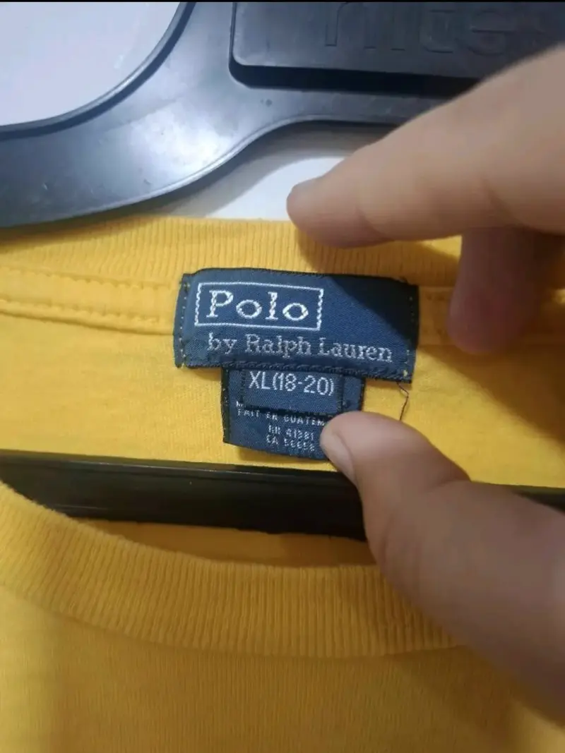 Polera amarilla Polo Ralph Lauren manga larga - 3