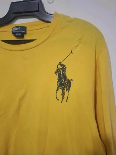 Polera amarilla Polo Ralph Lauren manga larga - miniatura 4