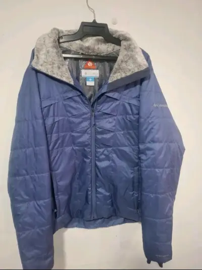 Chaqueta Columbia azul con forro térmico - miniatura 3