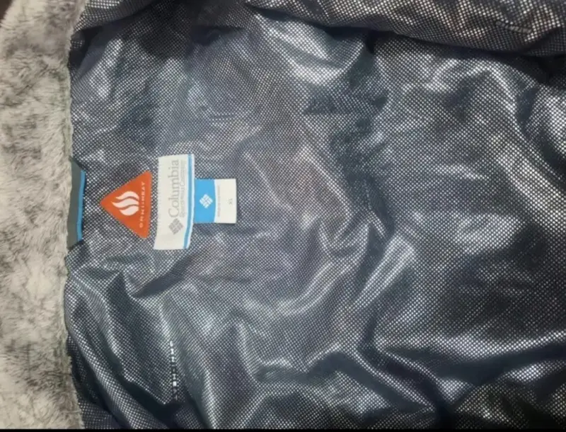 Chaqueta Columbia azul con forro térmico - 4