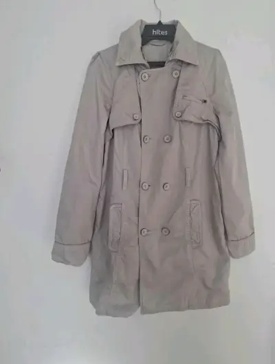 Trench coat beige Diesel para mujer - miniatura 1